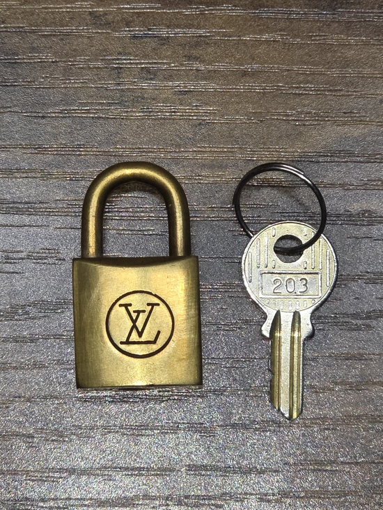 Louis Vuitton Accessories - Louis Vuitton Brass Padlock with Key - # 203 - GUC
